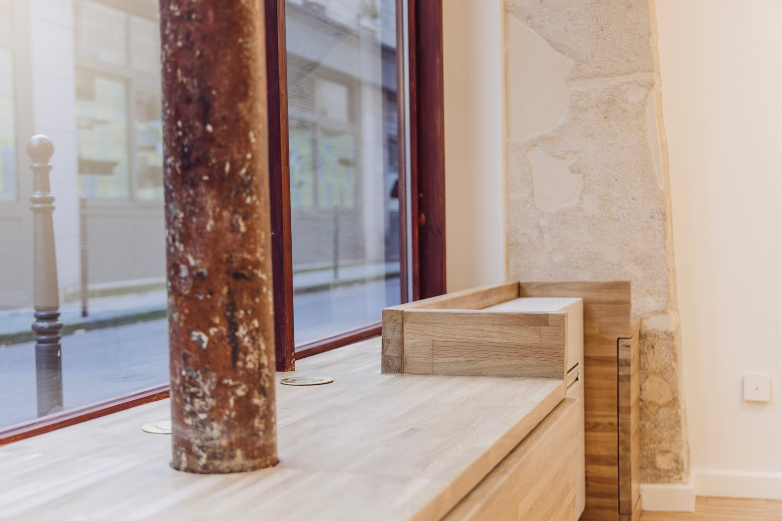 Les matières et détails de l’architecture rénovée